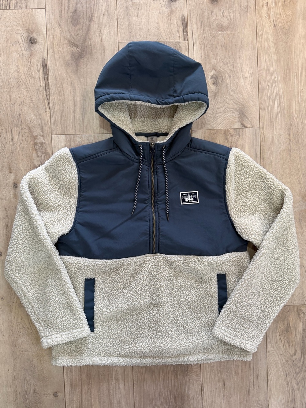 Hurley Men’s Half Zip Sherpa Anorak Hoodie